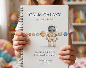 Kids Emotion Regulation Workbook | Space SEL Activities, Coping Skills (PDF Download)