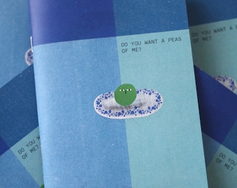 Do you want a peas of me? Zine mit Wortspielen und Erbsen