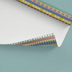 Geschenkpapier mit Berlin Symbolen und Muster