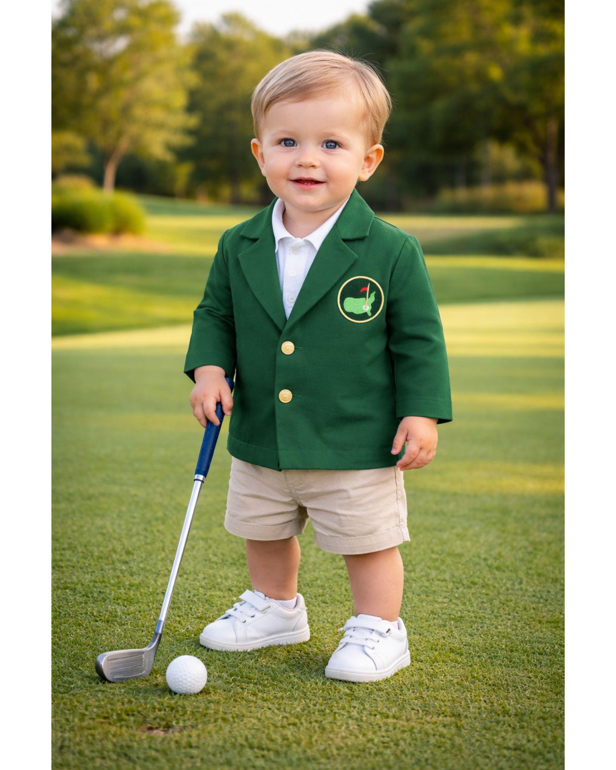 golf dress nori green Baby Masters Jacket BEADED-DETAIL