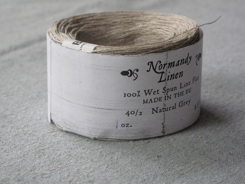 Natural Gray Normandy Linen 40/2 image 1