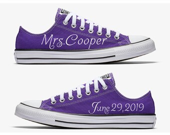 purple converse mens