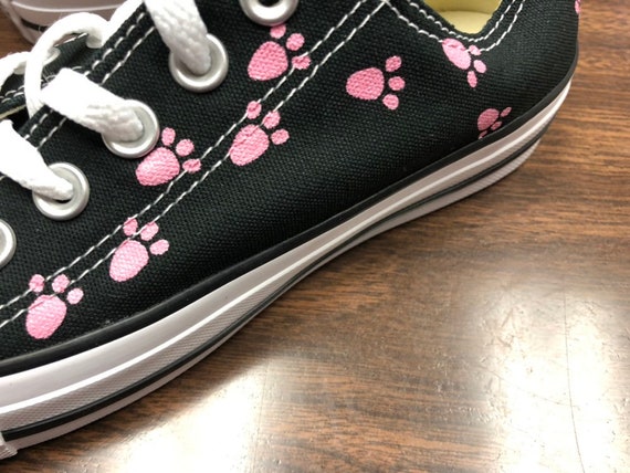 Converse Hand Painted Pink Panther | Etsy