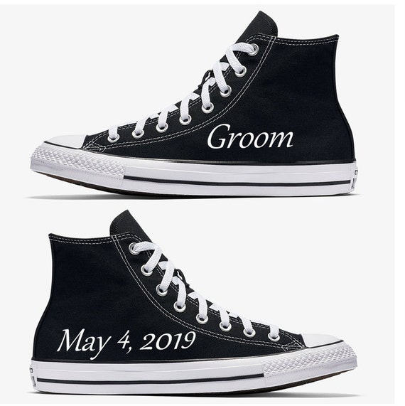 Football Mom School Colors Hand Painted Black Converse Football Mom School Colors Hand Painted Black Converse