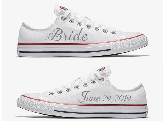 white and grey converse