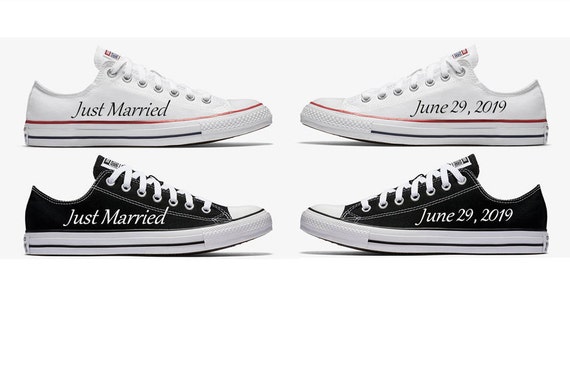 converse just married shoes