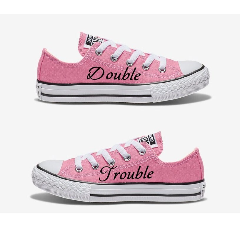 kids pink converse