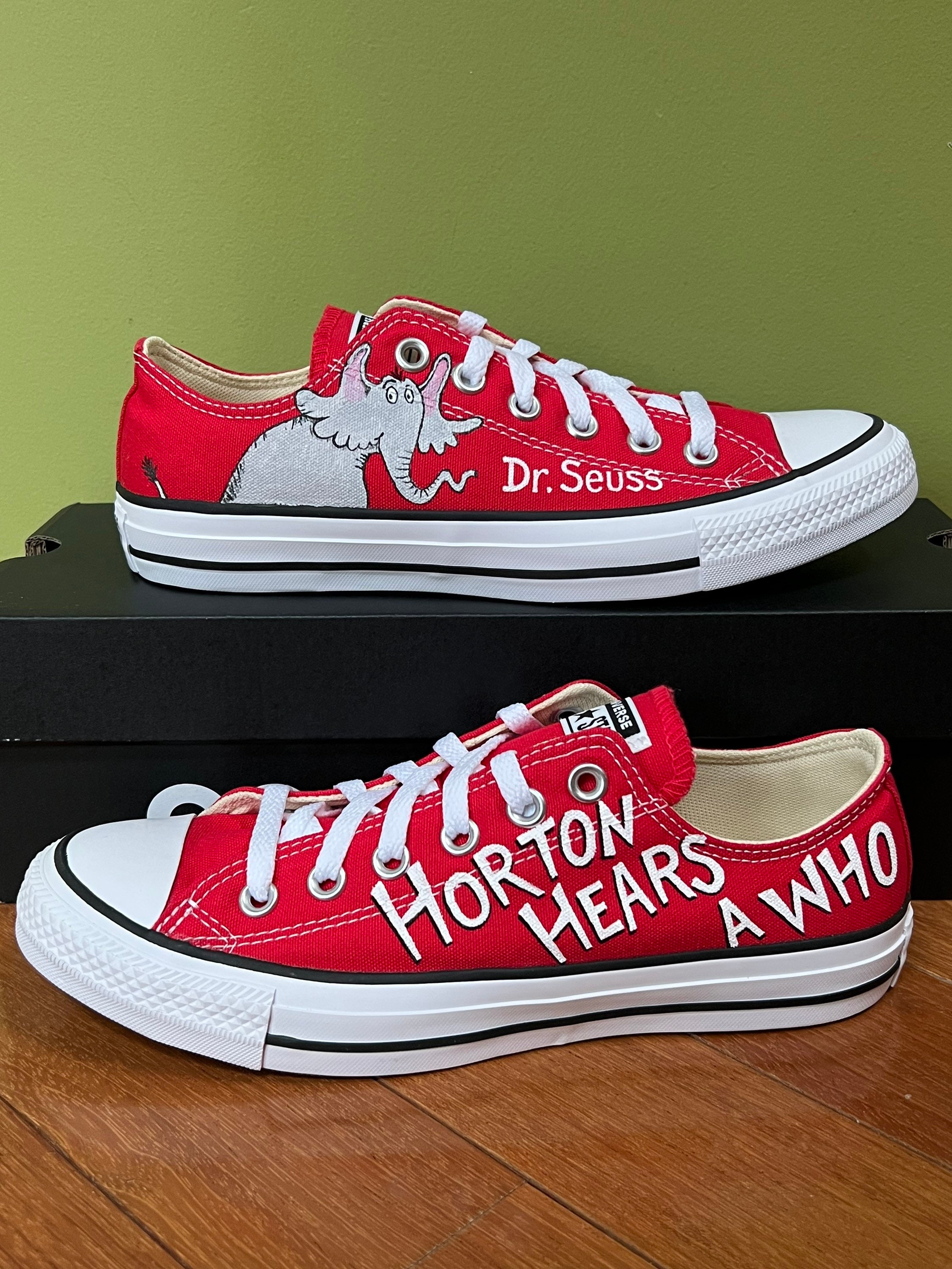 Dr Seuss Converse - Etsy Dr Seuss Converse - Etsy