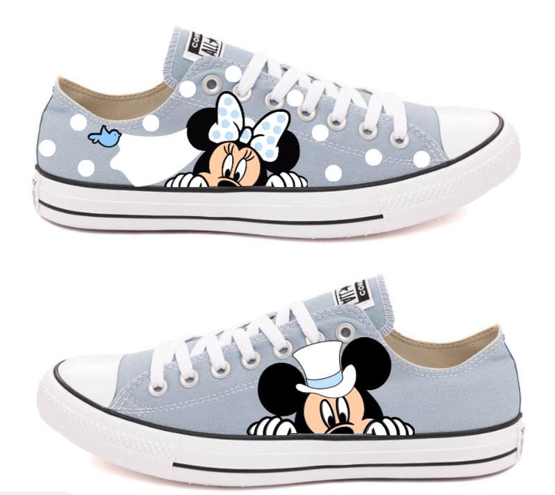 Painted Mickey Shoes