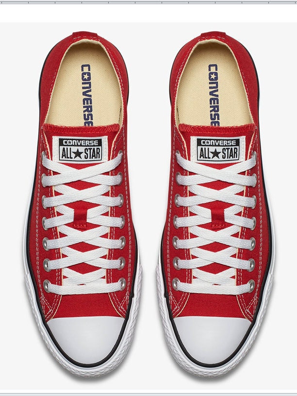 Custom Red and White Mrs. Bride Wedding Converse Hand Painted - Etsy