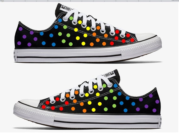 polka dot converse