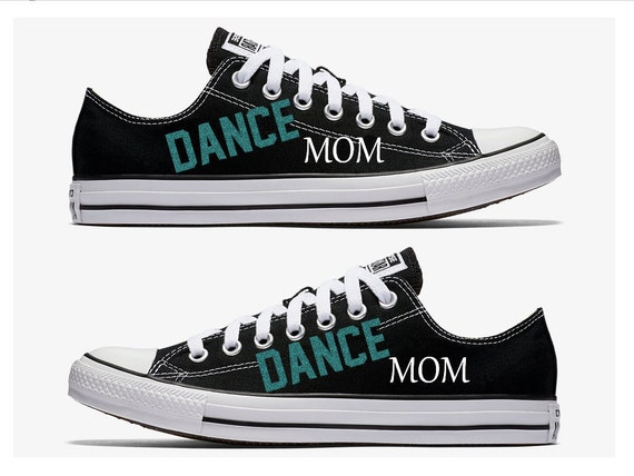 painted black converse