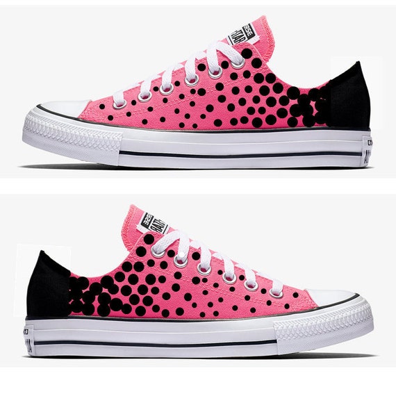 pink polka dot converse