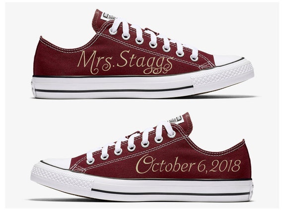 maroon burgundy converse