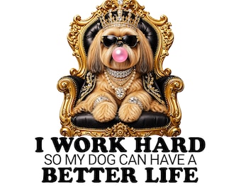 Lustiger Lhasa Apso Hundeliebhaber png, Design, print, Grafik, tshirt,t-shirt,t-shirt, shirts (digitaler Download)