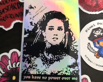 You Have No Power Over Me Labyrinth Art Sticker or Magnet