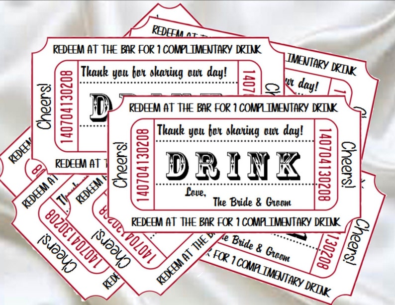 Printable Consume Tickets Do it yourself Marriage Immediate Obtain Desk Indication Do-it-yourself Do It By yourself picture regarding Printable Drink Tickets known as Printable Consume Tickets Do-it-yourself Wedding day Immediate Obtain Desk Indicator Do it yourself Do It Oneself