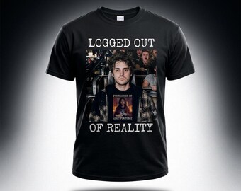 Logged Out of Reality T-Shirt – Gen Z Roller Coaster Graphic Tee