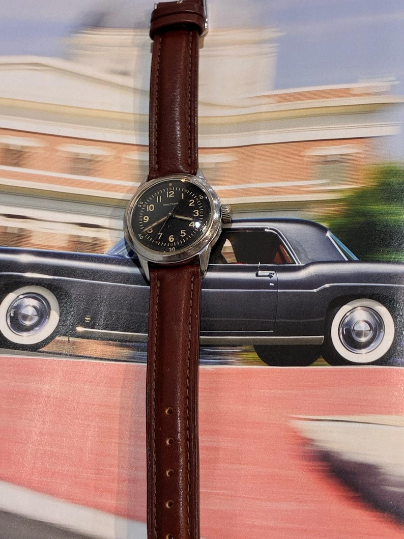 Vintage Military Issue WW2 Waltham Ordinance USA Watch image 10