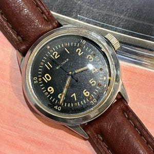 Vintage Military Issue WW2 Waltham Ordinance USA Watch image 2