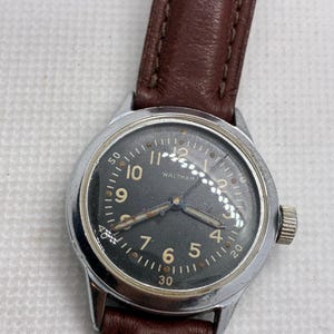 Vintage Military Issue WW2 Waltham Ordinance USA Watch image 3