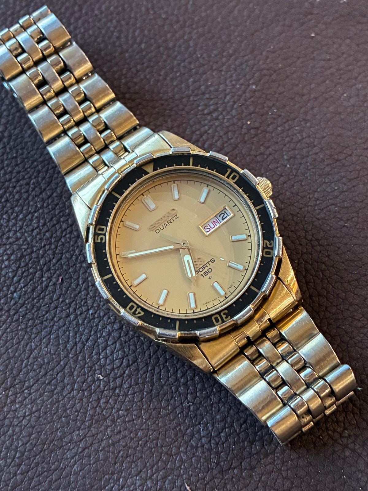Seiko Sports Quartz 150 - Etsy