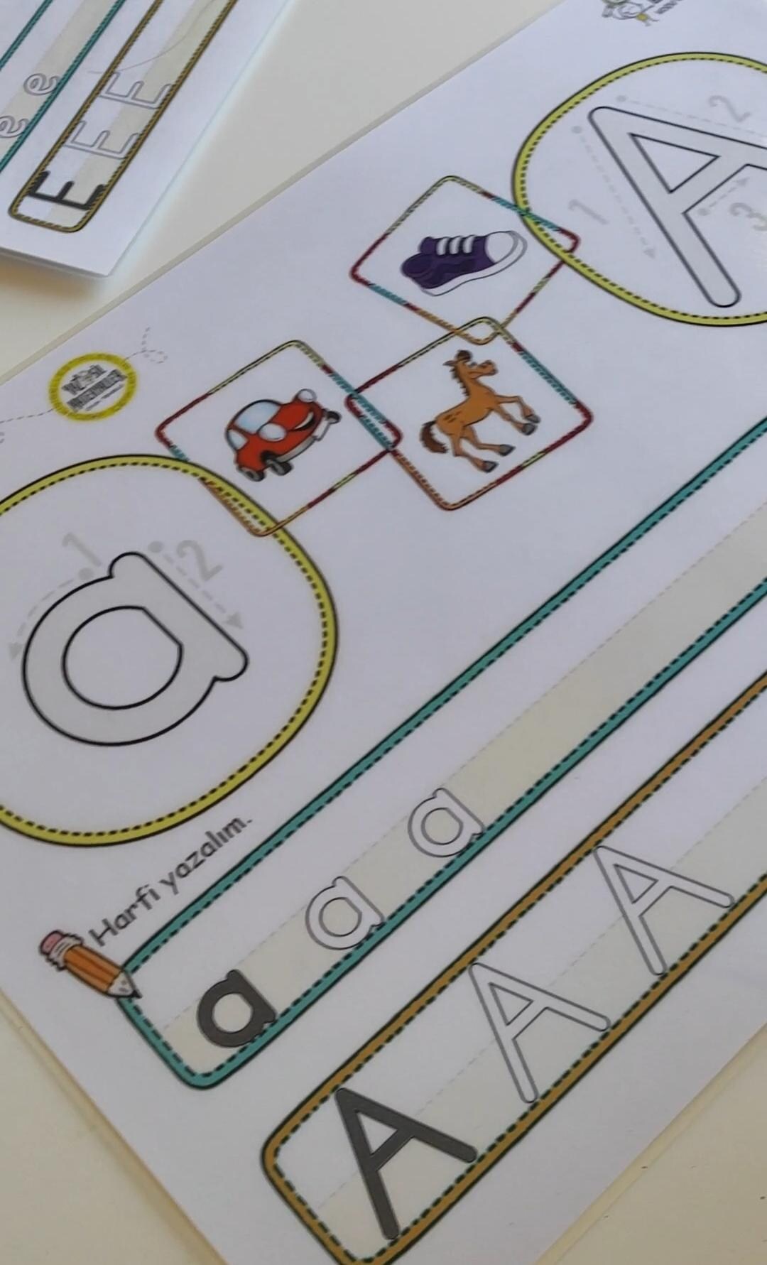 Alphabet Learning Set, Letter Tracing Worksheets, Flashcards, Write ...