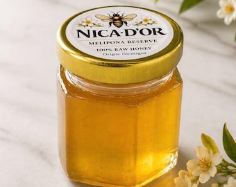 Miel de Melipona de Edición Limitada – Miel de Jicote Cruda Exclusiva / Reserva de Producción Limitada / 42,5 g