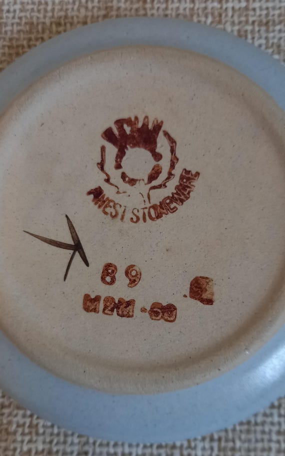 Scottish Thistle Pottery, Vintage Buchan, Ring Dish, Edinburgh