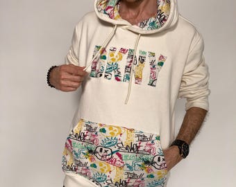 DKNY Upcycled Custom Hoodie | 1-of-1