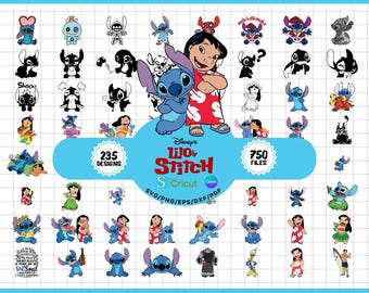 Lot Stitch anniversaire SVG : motifs de fête tropicale (200 fichiers)
