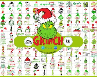 Grinch SVG Bundle: 240 Holiday Designs - Cricut & Sublimation Files