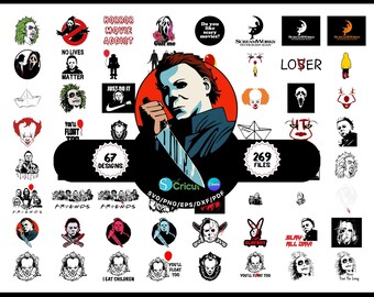 Halloween PNG Bundle: 60 Scary Designs - Cricut & Sublimation Files