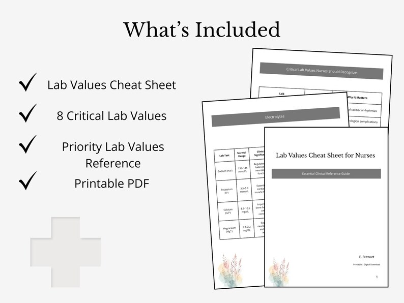 Priority Lab Values Nursing Lab Values Cheat Sheet | Critical Values, Priority Labs ...