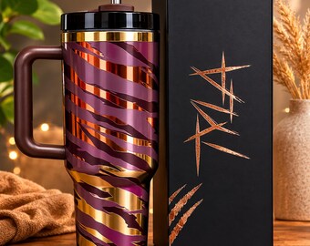 Stanley x Tyla Tiger Edition 40oz Tumbler | Limited FlowState Quencher H2.0