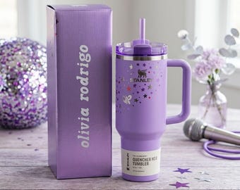 Stanley x Olivia Rodrigo 40oz Tumbler | Limited Edition FlowState Quencher Mug
