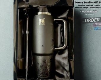 Stanley Midnight Floral 40oz Tumbler | Limited Edition FlowState Quencher H2.0 Handle Mug
