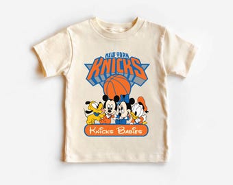 Personalized New York Basketball Champions 2026  T-Shirt:Custom Name Mickey, Minnie, Donald, Pluto Basketball Tee