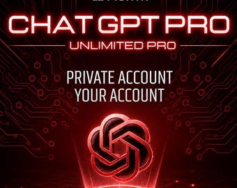 ChatGPT Plus or Pro - GPT-5.5 - 12 Month Account - 100% Private | Full Access & Support