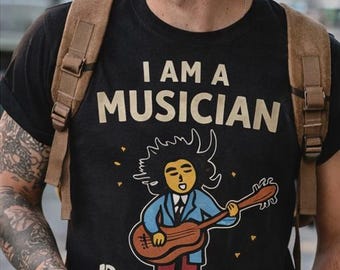 Funny Musician Shirt, Born to Play Forced to Work Tee, Guitar Player Gift, Music Lover T-Shirt, Music Humor Tee, Gift for Musicians