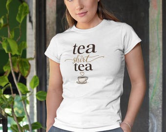 Cute Tea Shirt, Tea Shirt Tea, Aesthetic Tea Lover Tee, Cozy Coffee Cup Shirt, Minimal Graphic Tee, Gift for Her