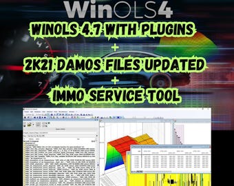 Win OLS-autotuningsoftware | ECU-remapping, IMMO, Damos-bestanden (digitale download)