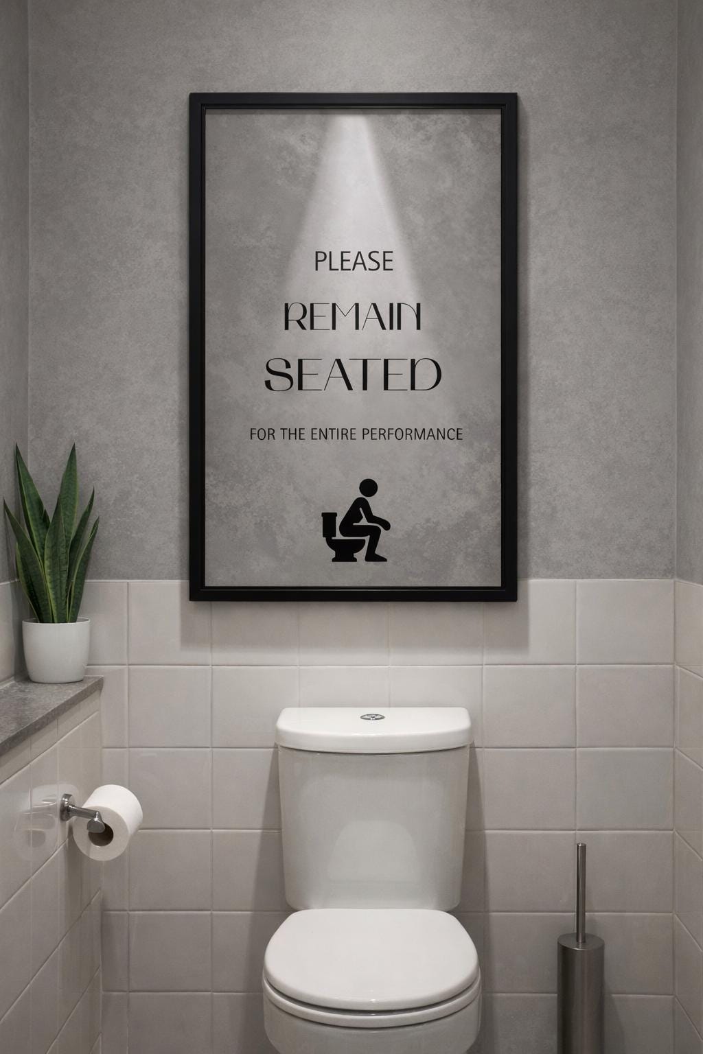 Funny Bathroom Sign – Toilet Humour Wall Art (digital Download) - Etsy