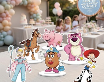 Toy Story-tafeldecor, set 6 uitsparingen, feestrekwisieten, tafeldecoraties, decoratie kinderfeestjes, feestartikelen