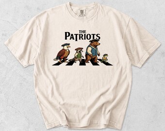 The Patriots 4th of July Animal Shirt, Funny Independence Day Tee, Patriotic Animals Comfort Colors Shirt, Founding Fathers Tee