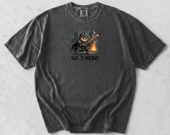 No 2 Hero Teacher Shirt, Funny Owl Knight Tee, Comfort Colors Teacher Gift, Funny Classroom Shirt, Teacher Appreciation Tee