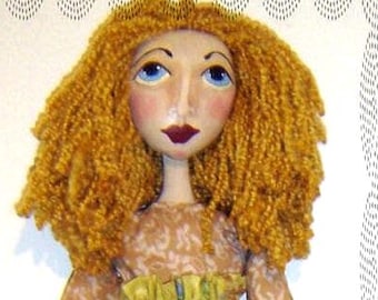 Doll Sewing Pattern, Digital Download