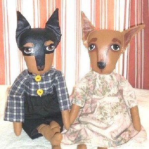 PuppenMUSTER, Digital Download, Hundekunst, Primitive