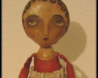 Cloth Doll Pattern, Art Doll Pattern, Download, Digital Pattern, Folk Art Doll, Primitive Doll, Whimsical Doll, Artful Zeal