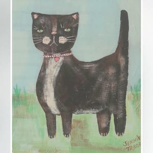 Buy 2, Get the 3rd FREE, 8.5 x 11, Art PRINTS, Art Prints Mailed Only, Wall Art, Folk Art Print, Cat Art Print, Naive Art Print, Artful Zeal